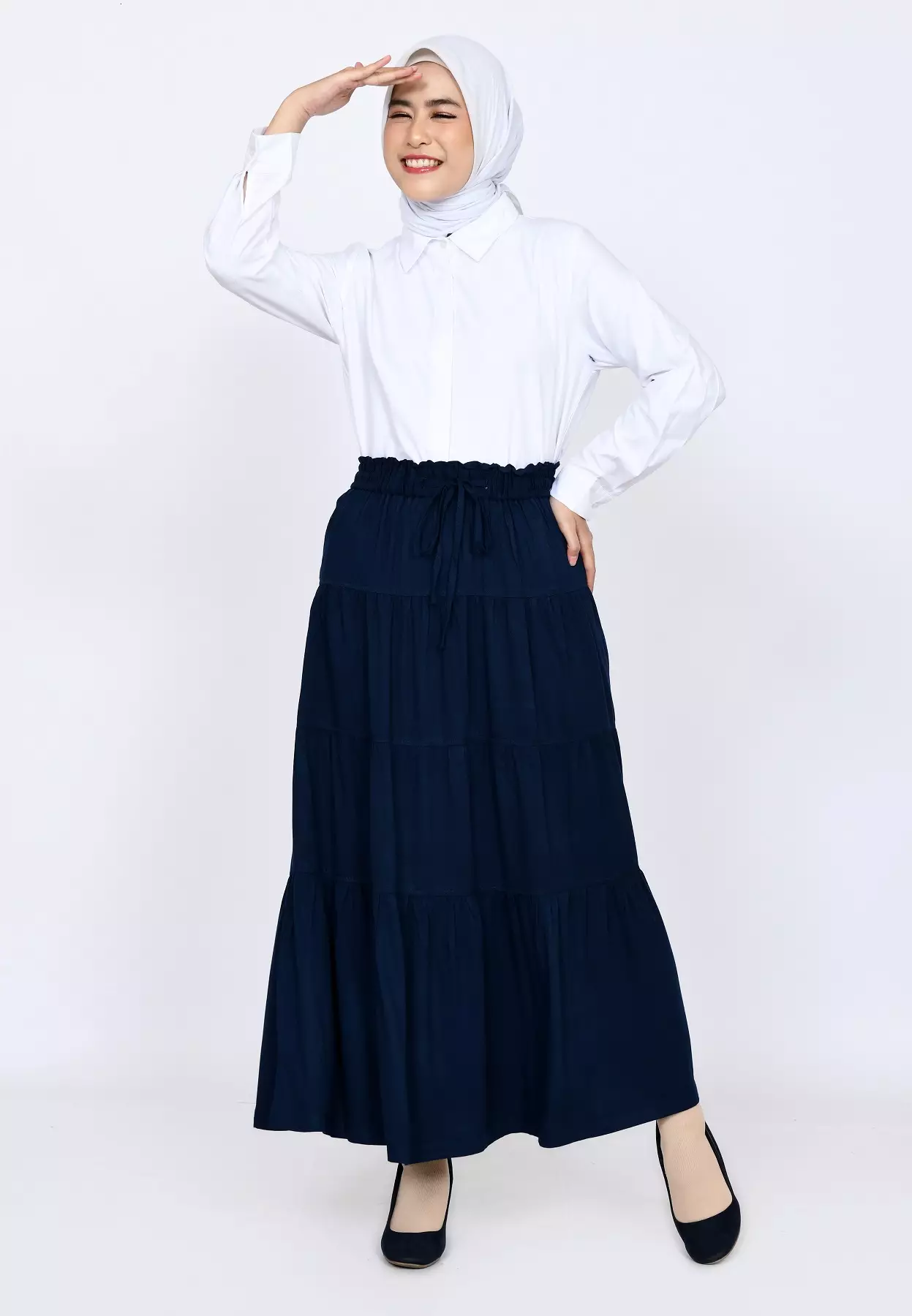 Long Skirt Tiered Alba
