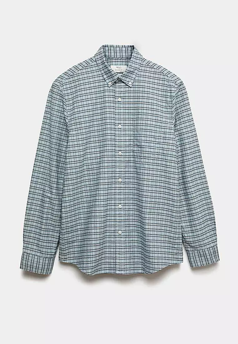 Ultimate Pure Cotton Check Oxford Shirt