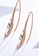 Krystal Couture gold KRYSTAL COUTURE Athena's Beauty Dangle Earrings Embellished with Swarovski® crystals-Rose Gold/Clear B7106ACA1AFC91GS_3