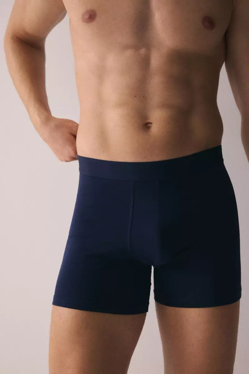 5-pack mid trunks with Lycra®