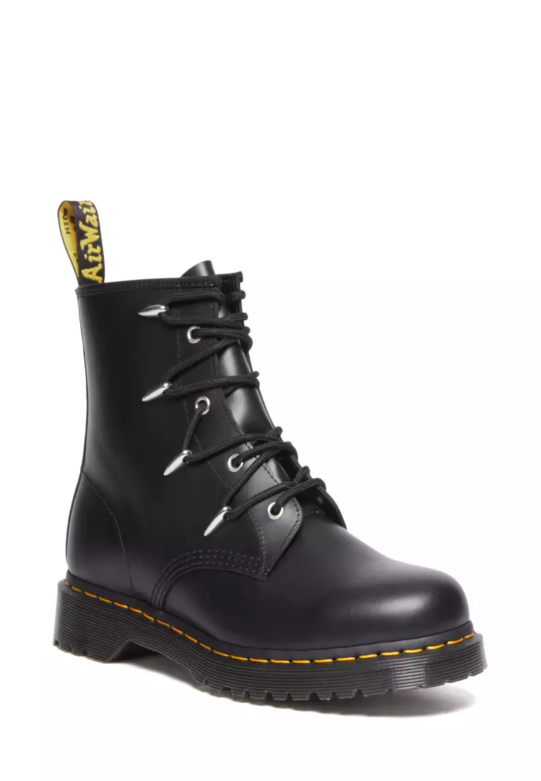 1460 ALIEN HARDWARE LEATHER LACE UP BOOTS