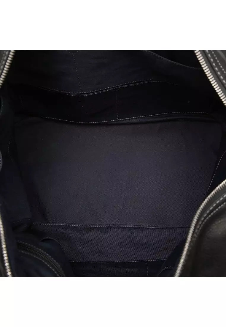 Pre-Loved Loewe Nubuck Anagram Satchel