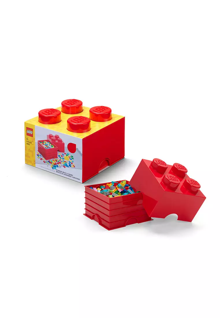 Buy LEGO® LEGO®️ Storage Brick 4 - Red 2024 Online