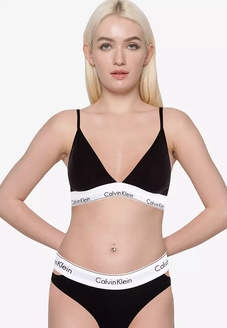 Buy Calvin Klein Lightly Lined Triangle Bra - Calvin Klein Underwear 2023  Online | ZALORA Singapore