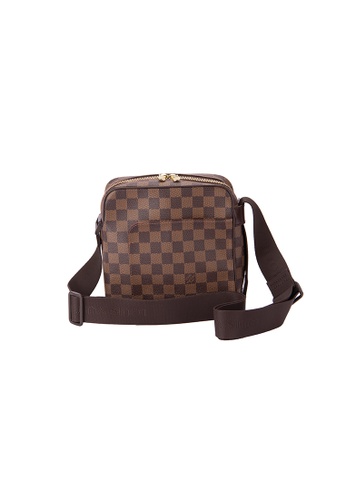 Louis Vuitton brown Pre-Loved Louis Vuitton Damier Ebene Olav PM Shoulder Bag C2405ACEDCE333GS_1