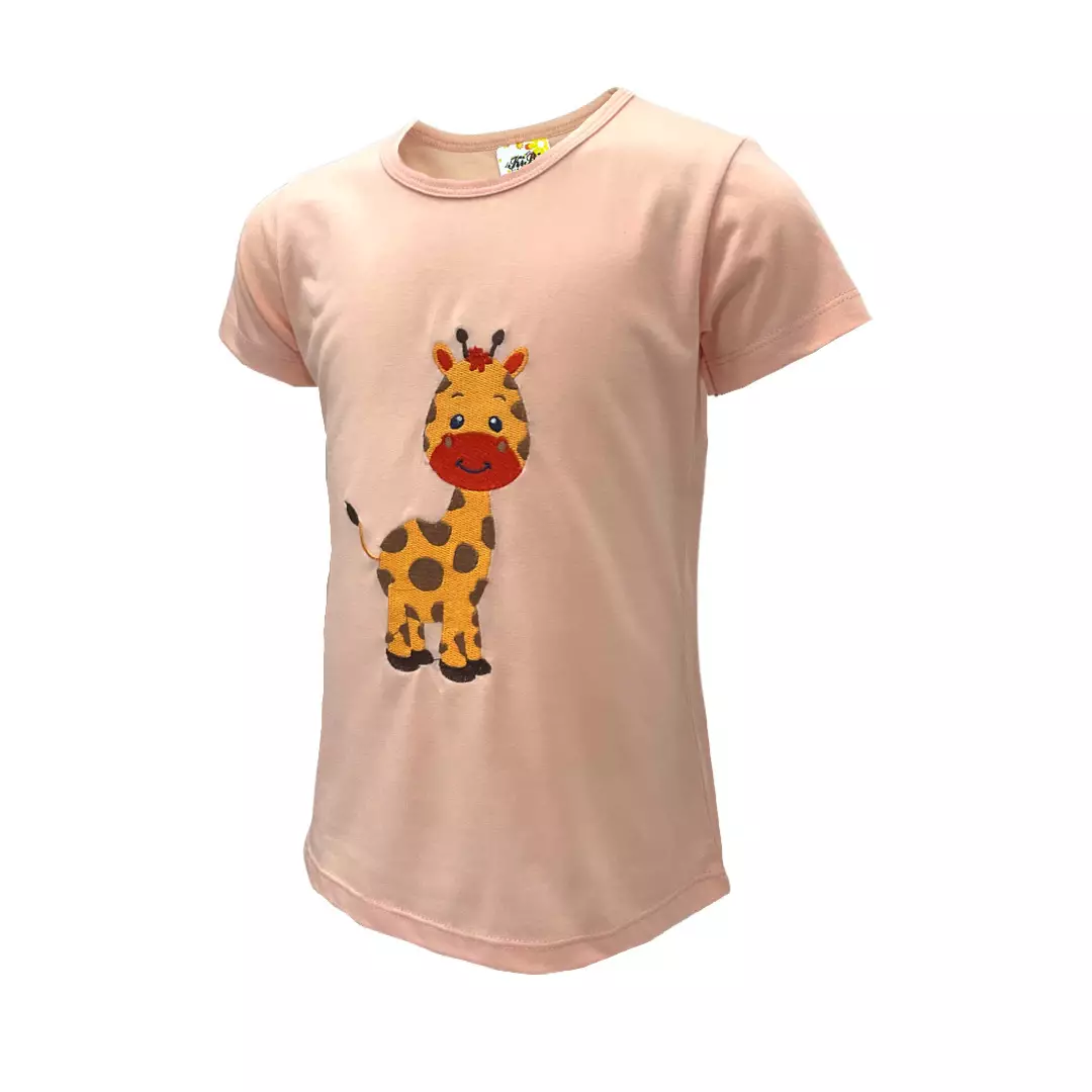 Kibi Kaos Anak Perempuan Bordir Jerapa 10611122