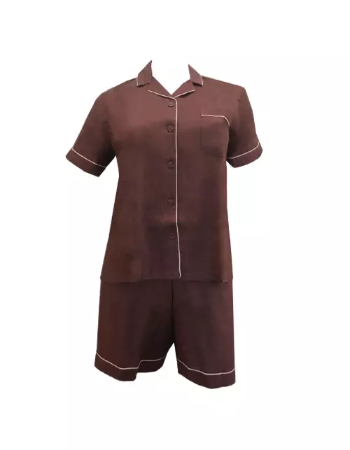 Wacoal Piyama INC 1002 - Coklat Tua