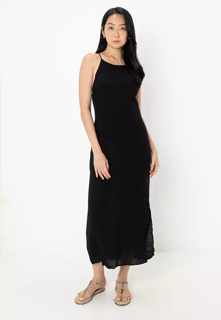 Pull Bear Halter Neck Midi Dress 2025 Buy Pull Bear Online