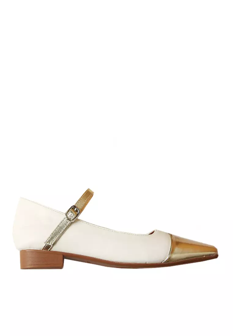 Discount on Twenty Eight Shoes  shoes - SKU: VANSA Fashion Color Block Mary Jane Low Heel Shoes VSW-F33-2
