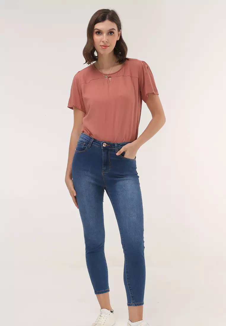 Denim High Waist Ladies Jeans