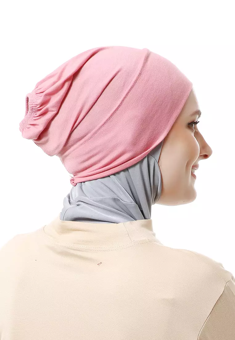 Inner Hijab Muslimah Wanita Motif Polos Relaxed Fit - Sweetheart