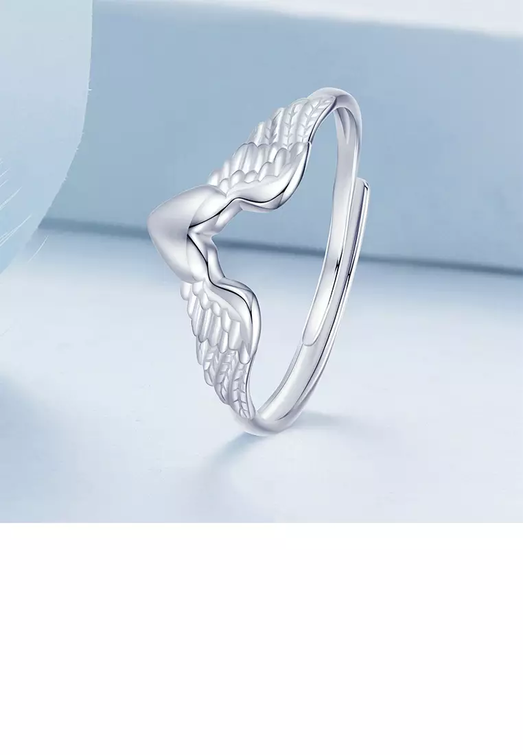 Buy Glamorousky 925 Sterling Silver Fashion Simple Heart Shape
