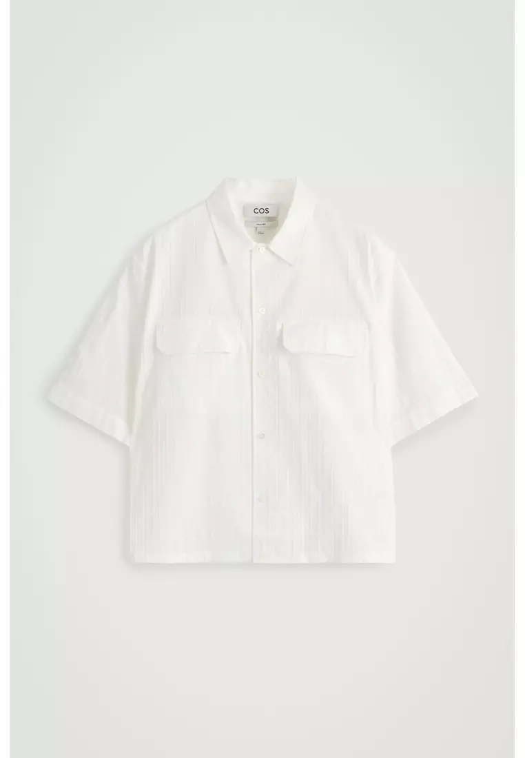 RELAXED FLAP-POCKET UTILITY SHIRT