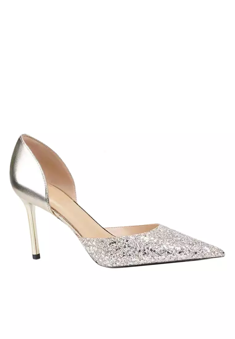 Discount on Twenty Eight Shoes  shoes - SKU: 8cm Sequins Pointed D'orsay Wedding Heels Px708-60-1