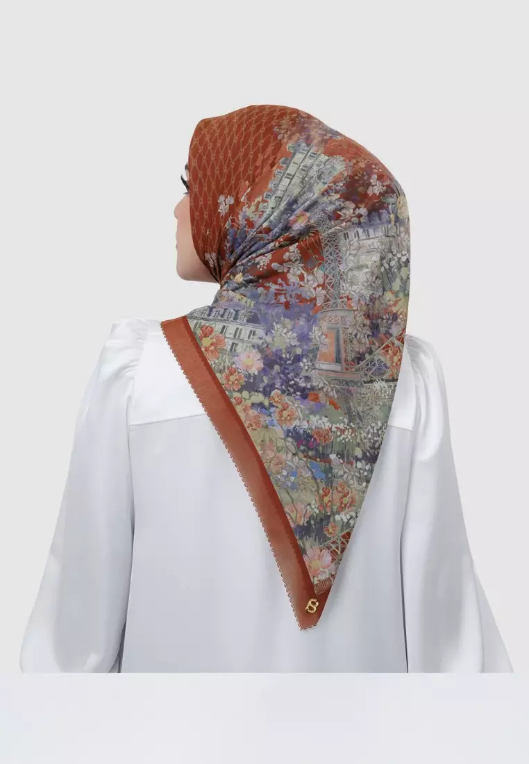 The Parisian 3.0 Voile Square - Caramel