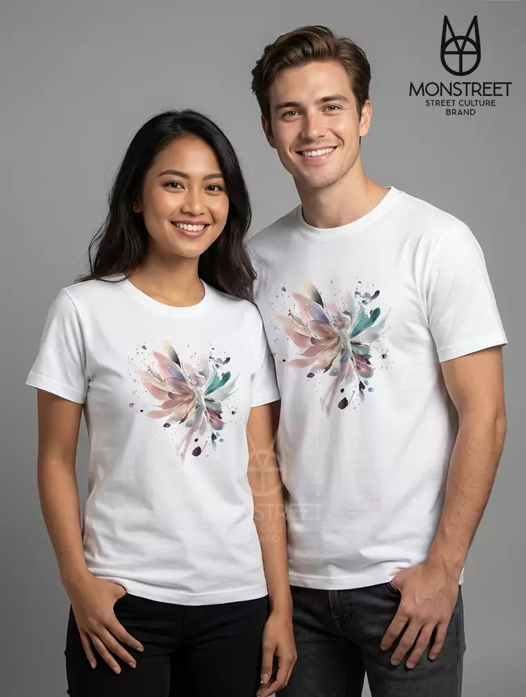 Monstreet Kaos Katun Combed 24S Grafis Reguler Fit Putih Tshirt UTR120 Cotton Combed 24S Graphic Tshirt Regular Fit White Tshirt