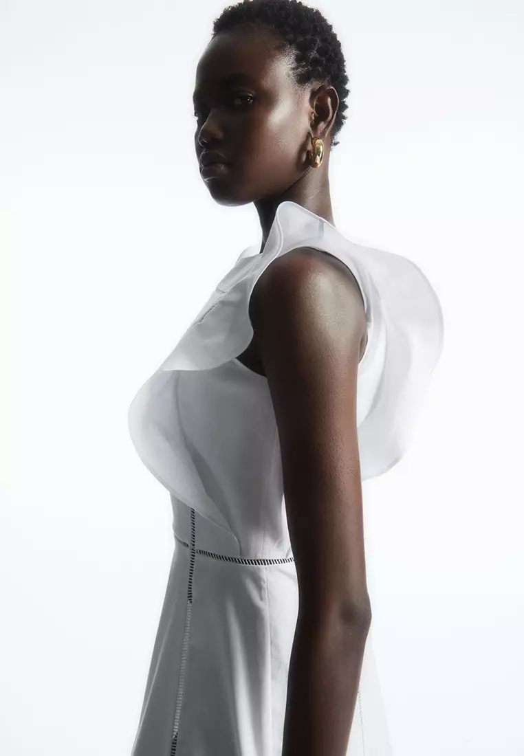 Cos silver dress discount