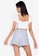 ZALORA BASICS white Broderie Ruched Front Crop Top 44C73AAC101AE5GS_6