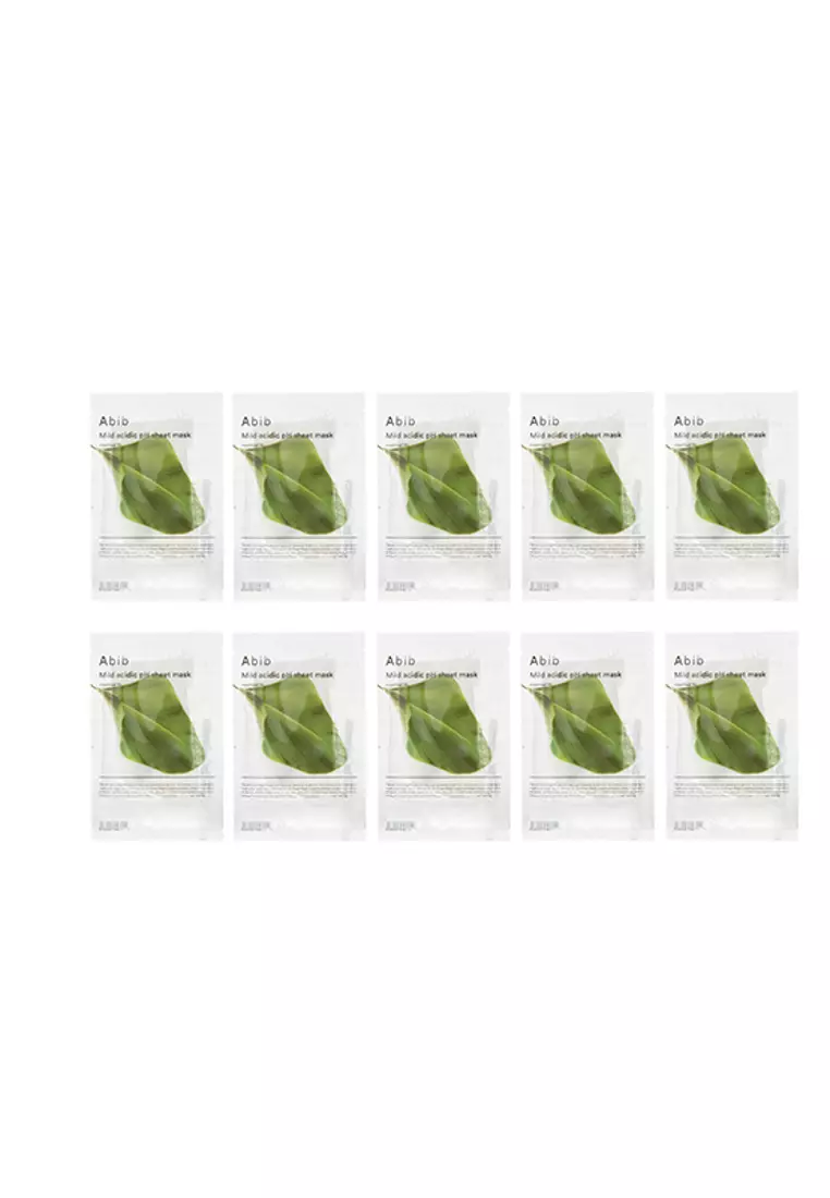 ABIB - Mild Acidic pH Sheet Mask Heartleaf Fit 30mlx10pcs