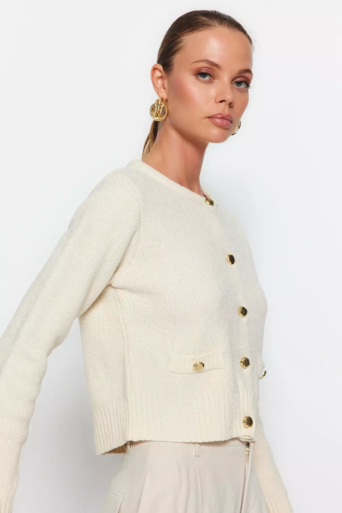 Premium Button Cardigan