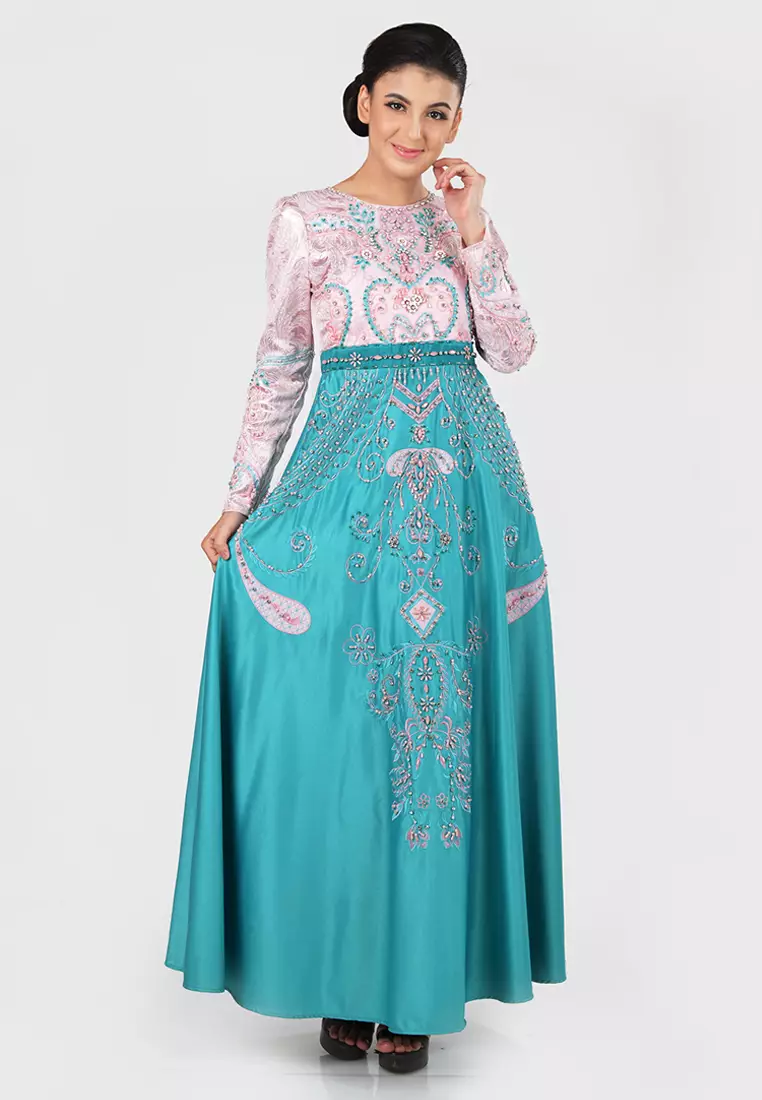 Bibiq Gamis Satin Jacquard