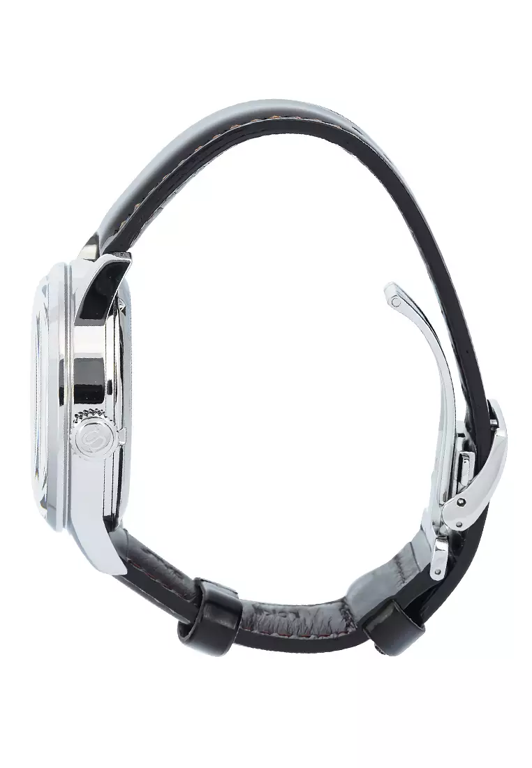 Seiko Presage SSA459J1 Cocktail Time Midnight Mockingbird - Jam Tangan Automatic Pria - Green Dial Brown Leather Strap