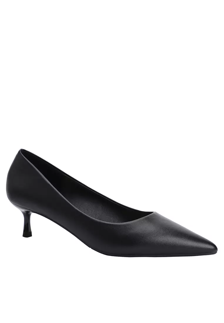 Discount on Twenty Eight Shoes  shoes - SKU: 4.5cm Microfiber Leather Pointy Pumps 2045-2