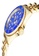 Gevril gold Gevril Mens Wall Street Blue Dial IP Gold Bracelet Watch 62671ACC63786DGS_3