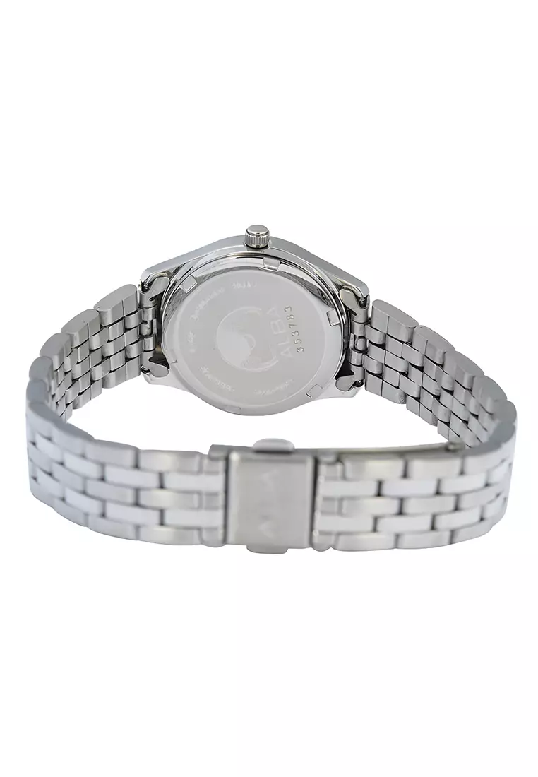 Alba AH7CF1X1 Jam Tangan Analog Wanita Silver Blue - Stainless Steel