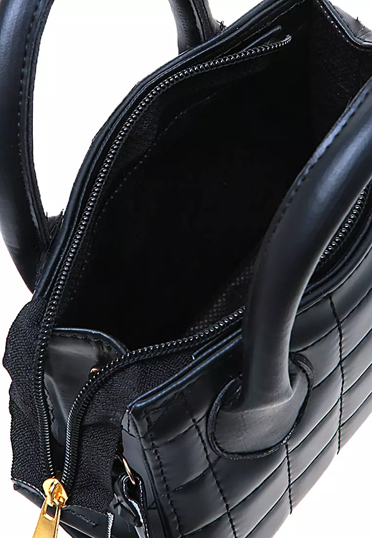 Vishi Tas Selempang Wanita Got One Rope Quality Premium - Black