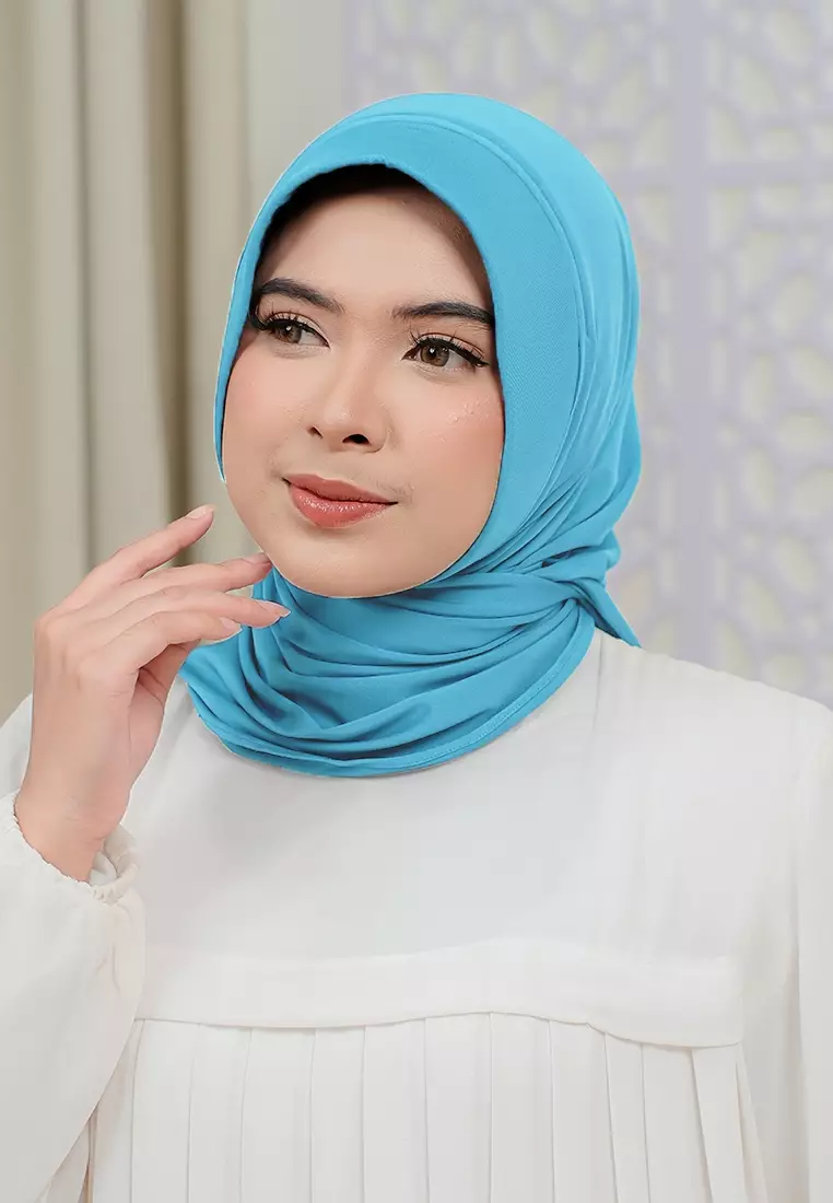HIJAB INSTAN SOFTPAD AMEENA - OCEAN