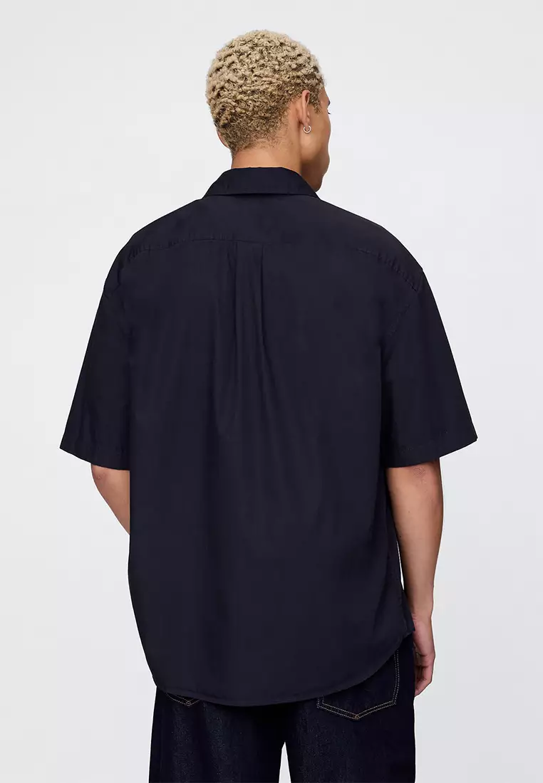 Organic Cotton Oversized Poplin Shirt