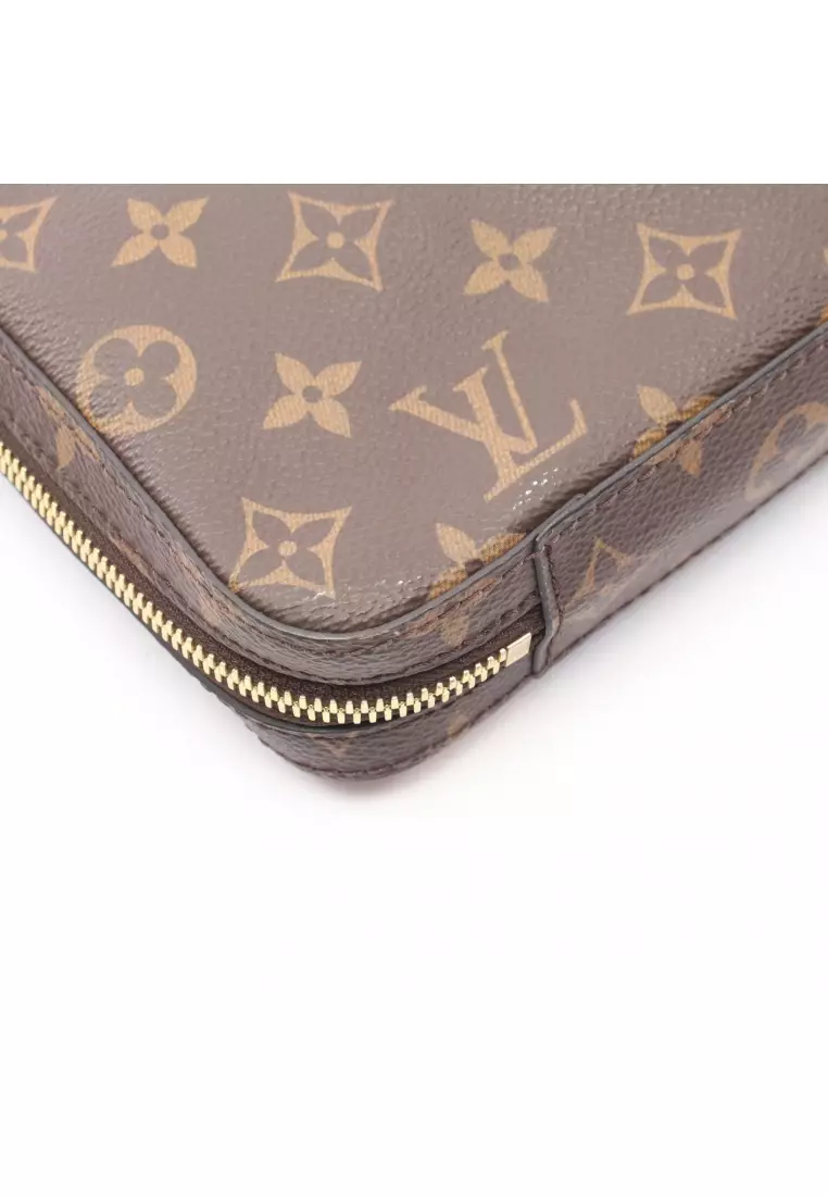 Pre-Loved Louis Vuitton soft trunk Messenger PM monogram Shoulder bag PVC leather Brown