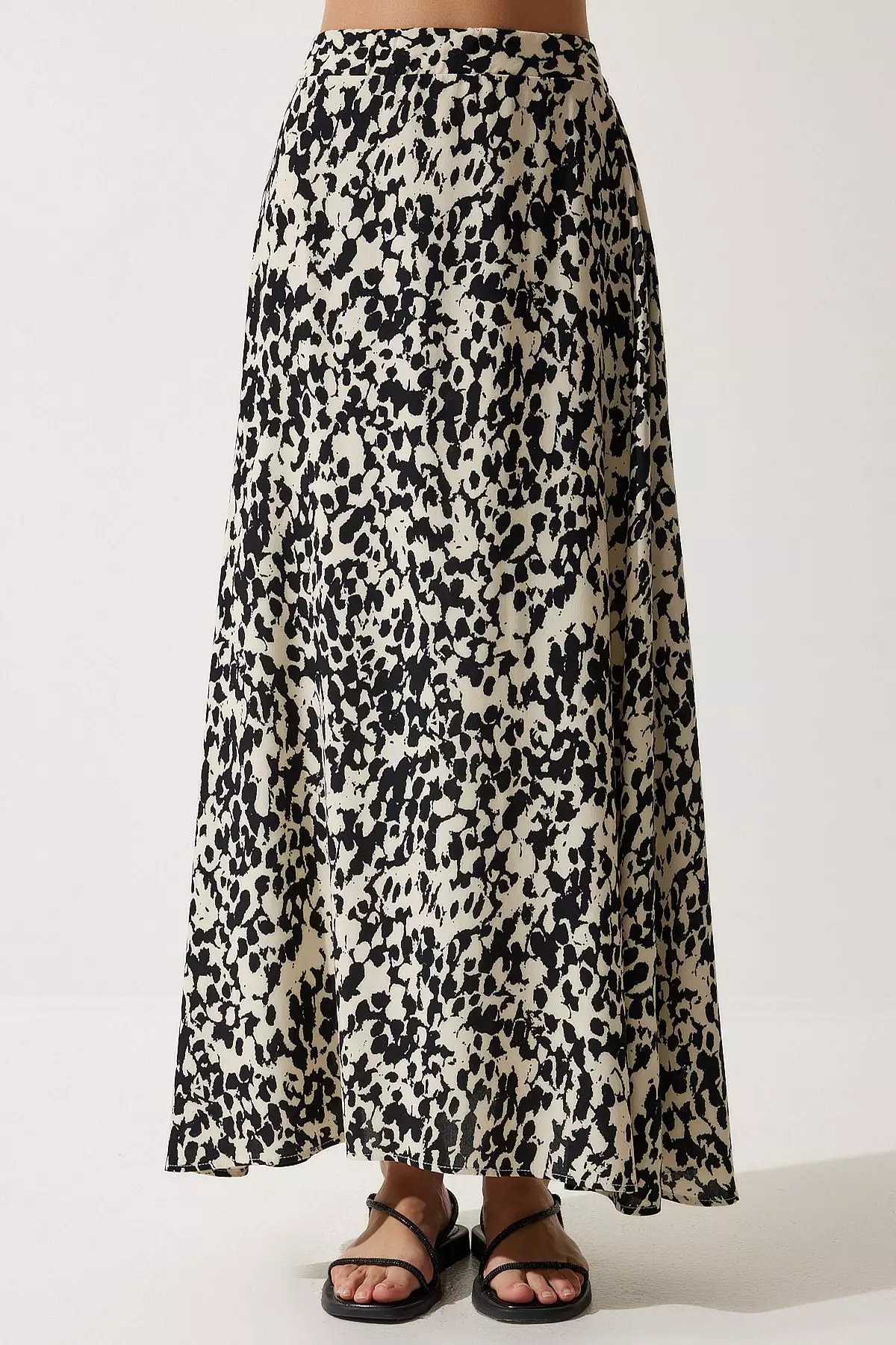 Long Printed Skirt