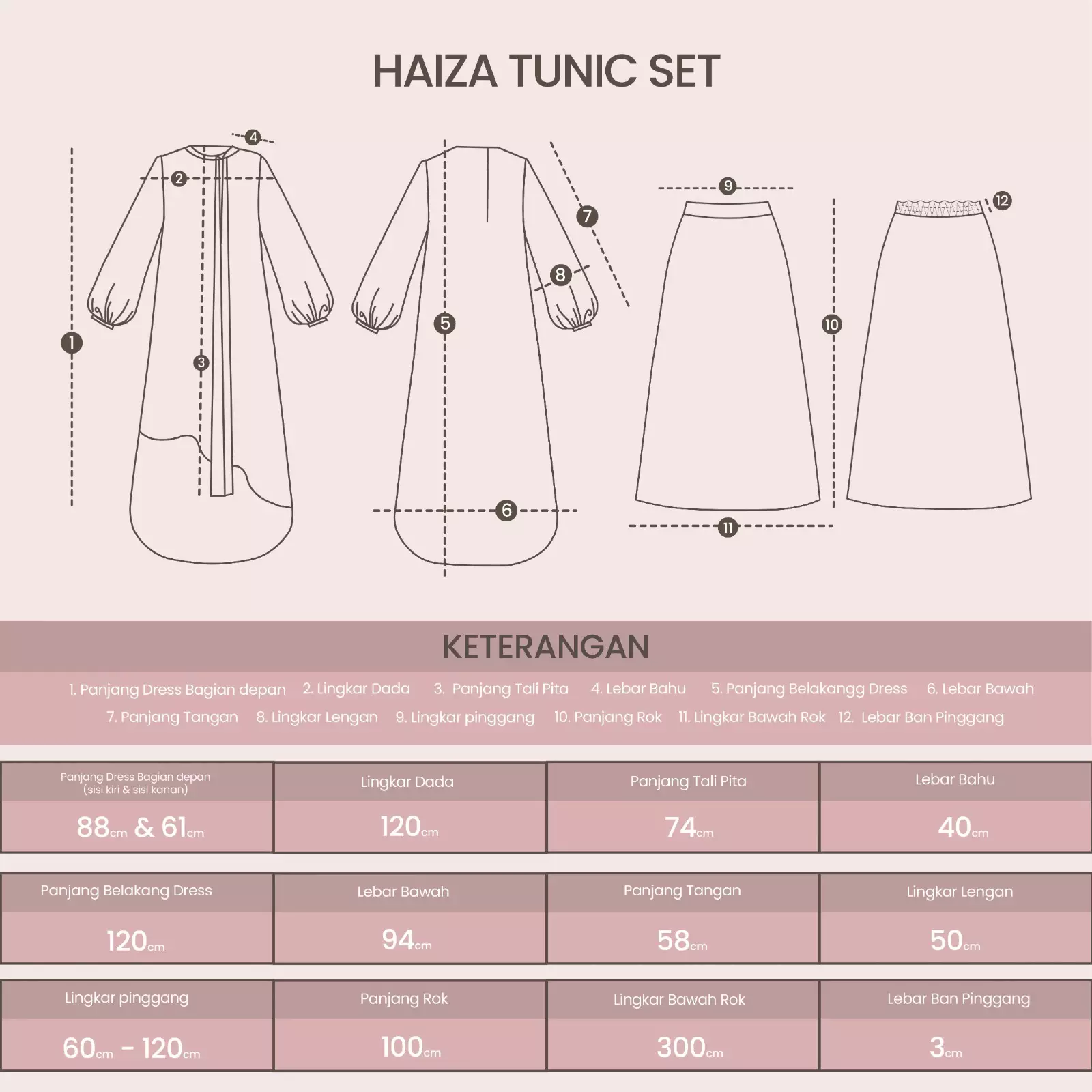 Haiza Tunik Set Emerald