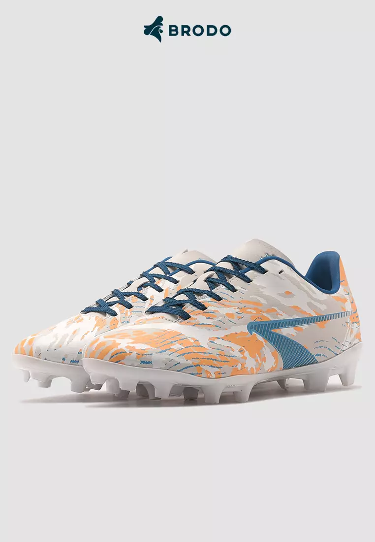 BRODO - Sepatu Bola Active Velto White Coral
