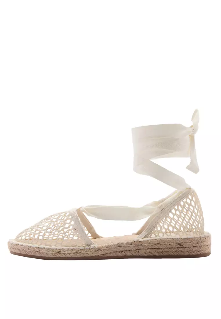 Discount on Mango  shoes - SKU: Openwork Espadrilles