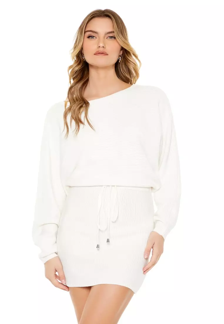 Forever 21 white sweater dress hotsell