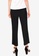 ZALORA BASICS black Self Fabric Long Pants 162D4AACD8C722GS_2
