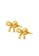 TOMEI TOMEI Ribbon Earrings, Yellow Gold 916 7DB21AC257B8D5GS_3