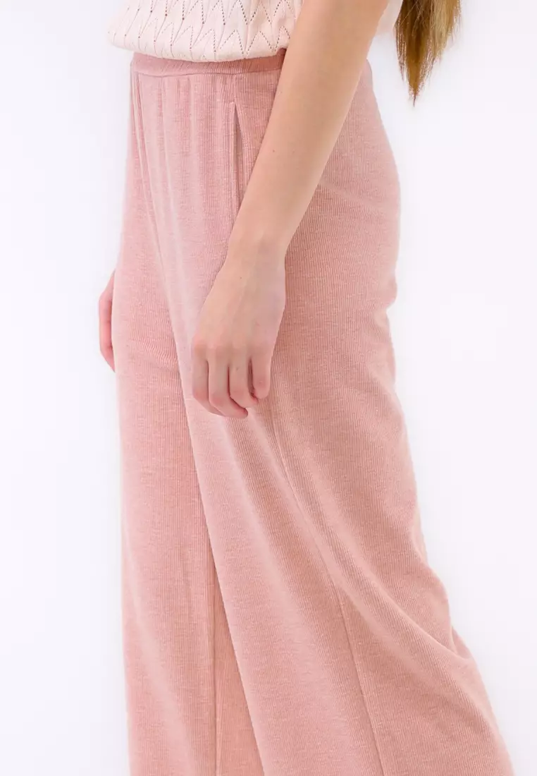 Colored Wide Leg Pants Ladies