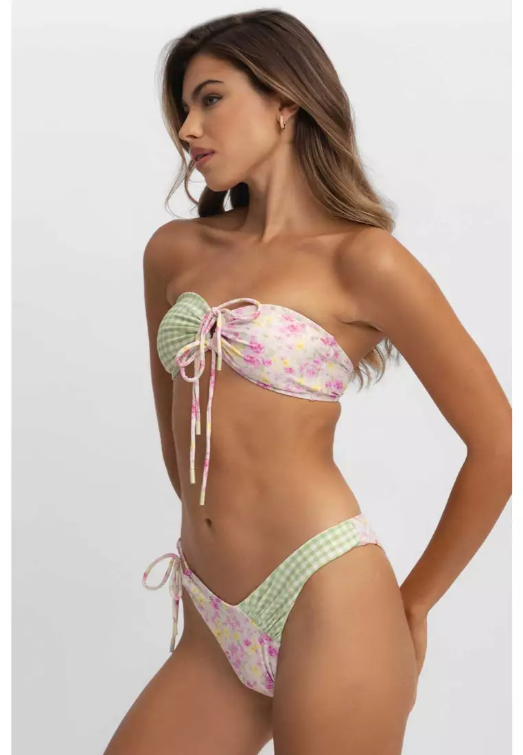 Alana Bandeau Bikini Top / Summer Picnic