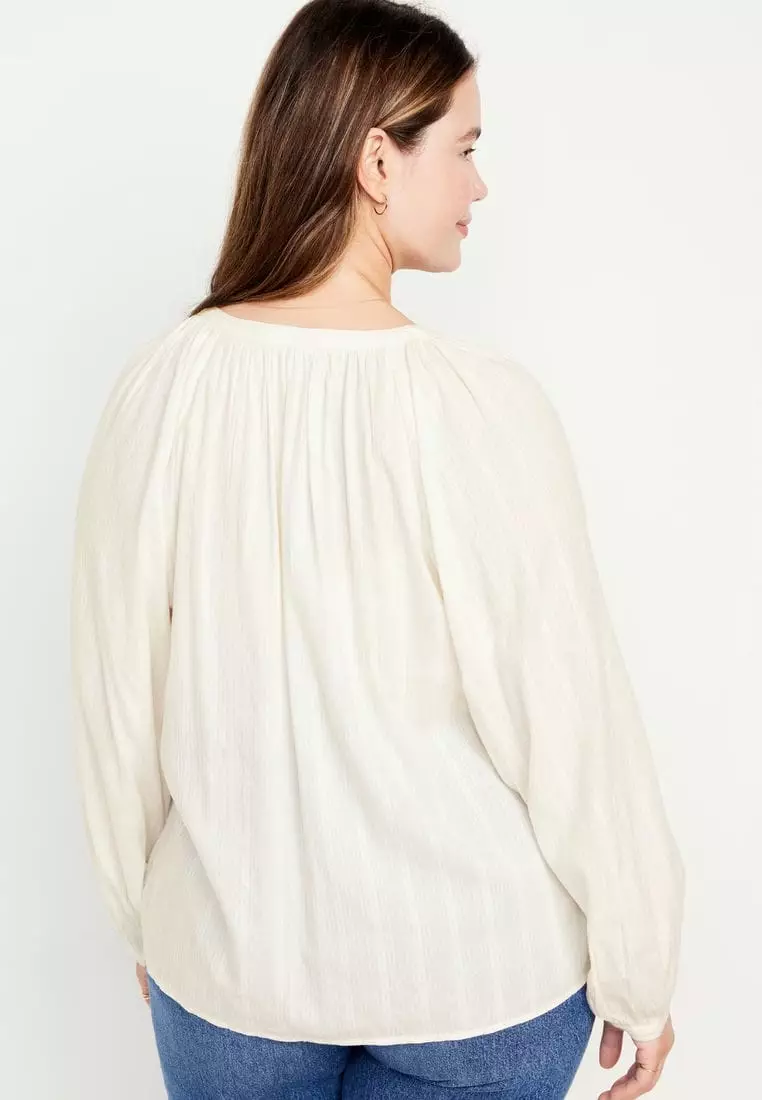 Textured Dobby Top