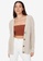 Trendyol beige Relaxed Buttoned Cardigan E2A6AAA71B12F7GS_1