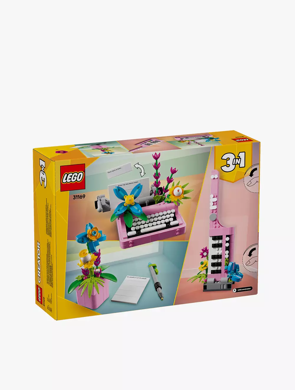 LEGO® Creator Typewriter with Flowers - 31169