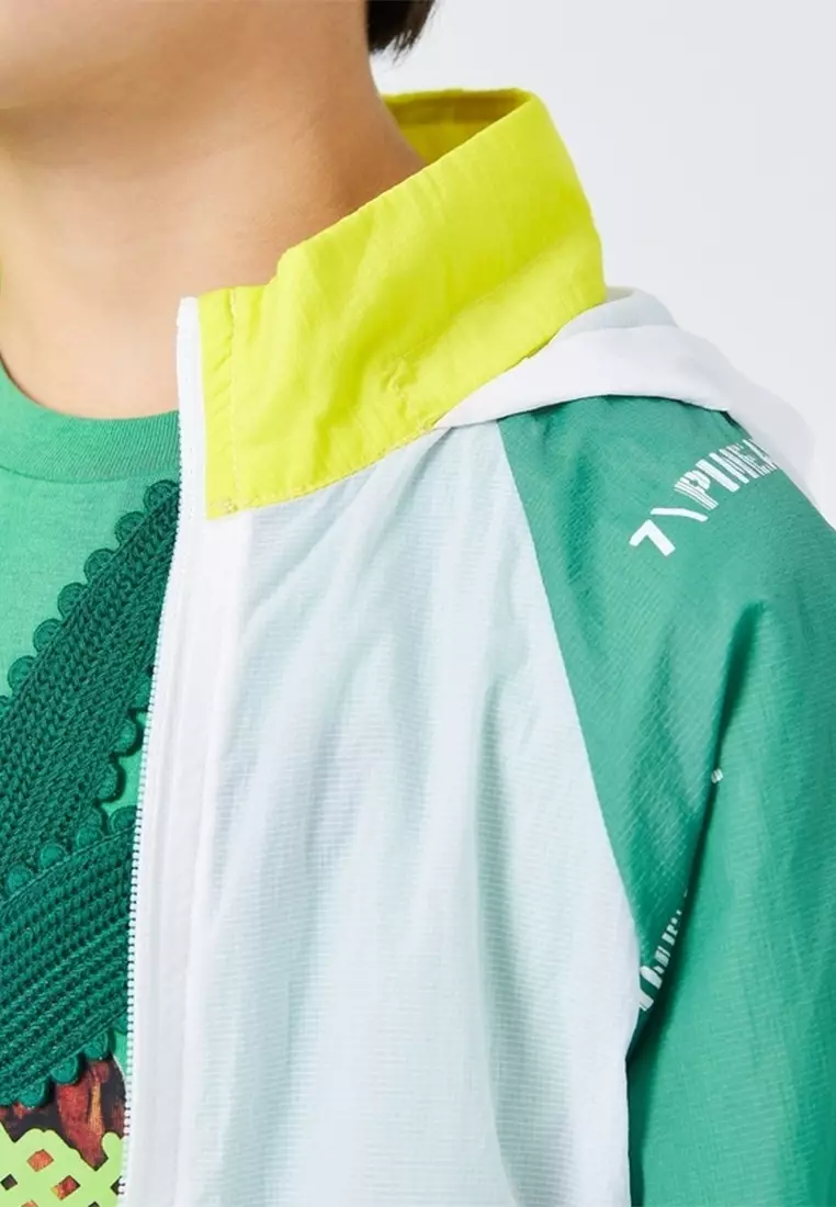 Multi Color Zipper UV Protection Bright Outer Jacket