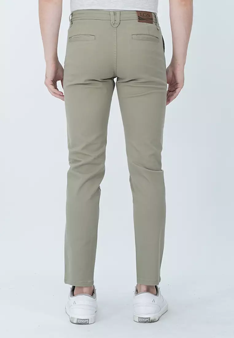 LGS - Celana Panjang Pria -  Chinos Collection - Stretch Katun - Color Series - Reguler Fit - CCT.455.S055