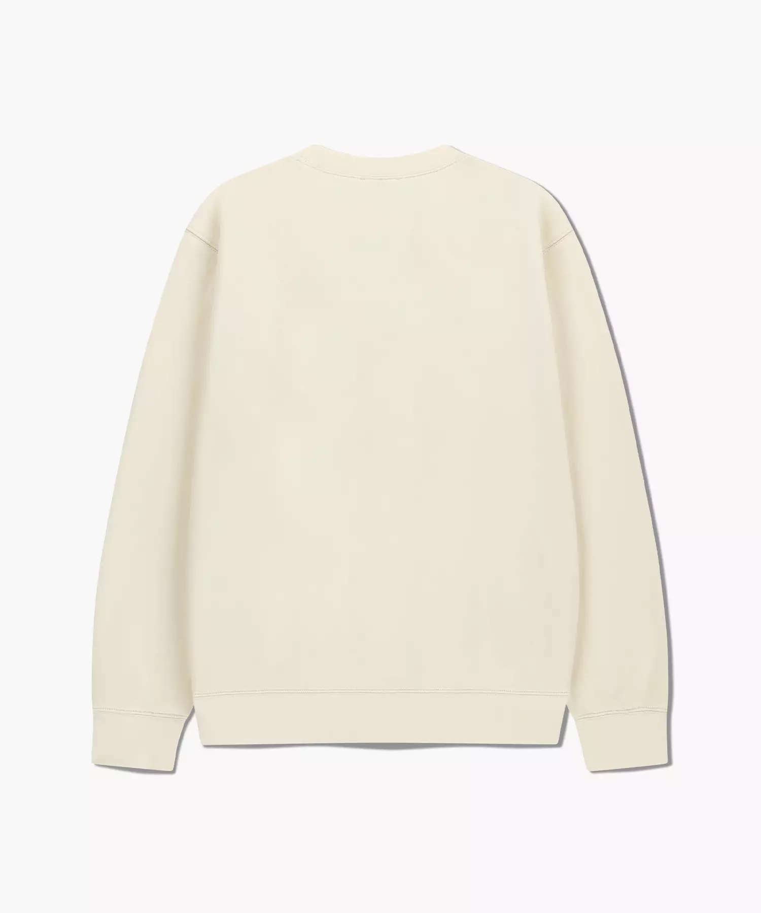 CLASSIC LOGO EMBROIDERY SWEATSHIRT (BRUSHED) cream
