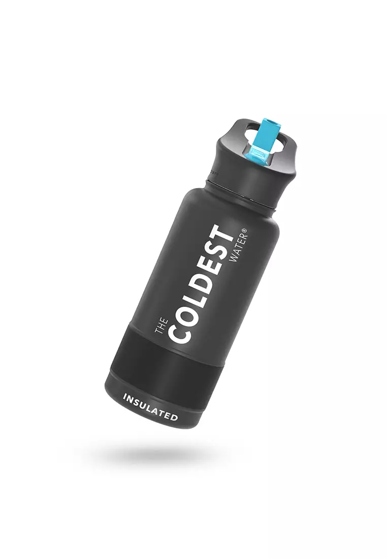 Buy The Coldest Water 32oz (1 Liter), Sports Water Bottle with Straw