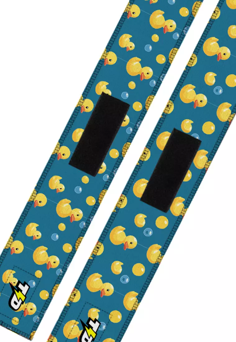 TB022 Wrist Wrap Oly Lifting Gym "rubber ducky" turquoise